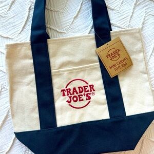 Trader Joe’s mini tote bag - NAVY
